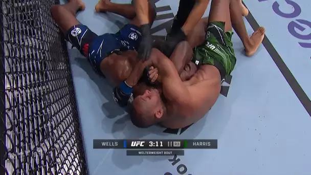 UFC 292 : Harris endort Wells avec un étranglement "anaconda"