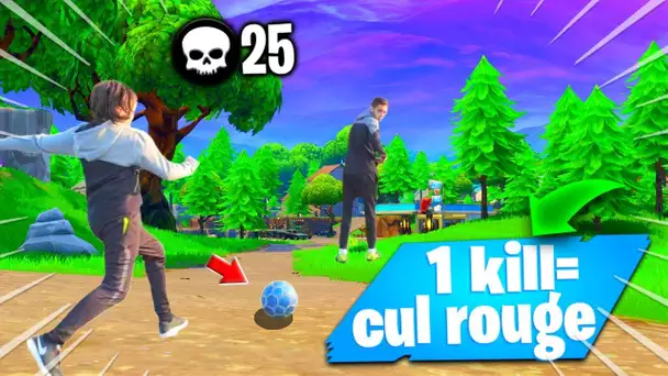 1 KILL = 1 CUL ROUGE POUR CE GAMIN DE 10 ANS SUR FORTNITE !