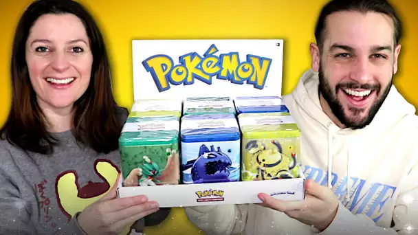 ON OUVRE TOUT UN CARTON DES NOUVELLES POKEBOX TIN CUBE POKEMON !