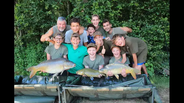 La passion de la pêche à la carpe dans le Jura avec la Nash Junior Academy