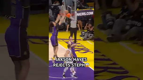 Jaxson Hayes erases Steph Curry’s layup