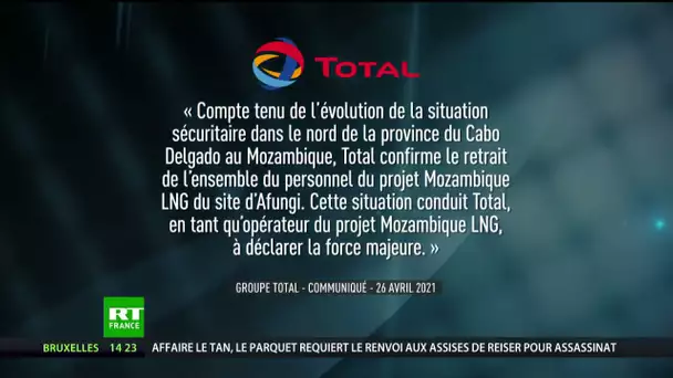 Mozambique : le projet gazier de Total suspendu face à la menace djihadiste
