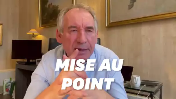 François Bayrou se défend après ses propos sur la classe moyenne à 4.000 euros