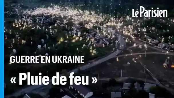 Une impressionnante « pluie de feu » frappe l'Ukraine, l'oeuvre de munitions incendiaires russes ?