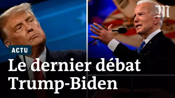 Présidentielle américaine : le résumé du dernier débat entre Joe Biden et Donald Trump