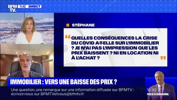 Vers une baisse des prix de l'immobilier ? BFMTV répond à vos questions