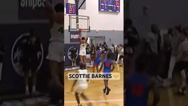Scottie Barnes puts on a SHOW in his Miami Pro League Debut! 👀 | #Shorts