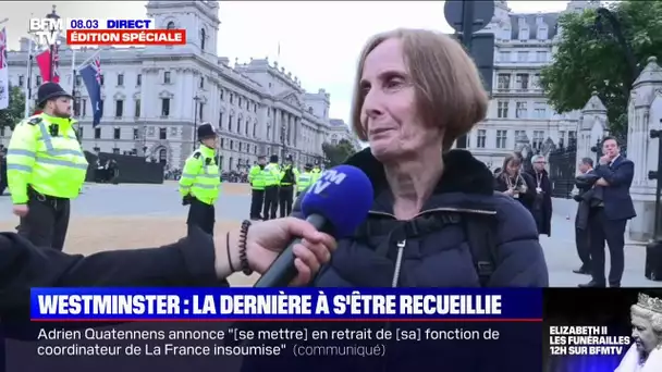 La dernière Britannique à s'être recueillie devant Elizabeth II témoigne sur BFMTV