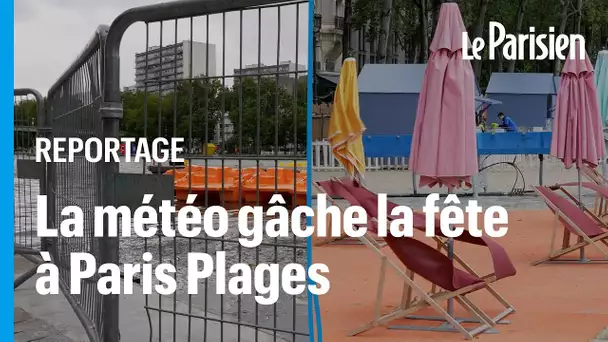 La météo gâche la fête à Paris Plages