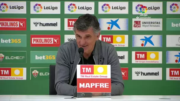 Rueda de prensa Elche CF vs SD Eibar