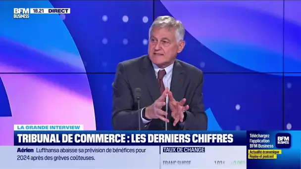 Patrick Sayer (Tribunal de commerce de Paris) : Les défaillances d'entreprises au plus haut