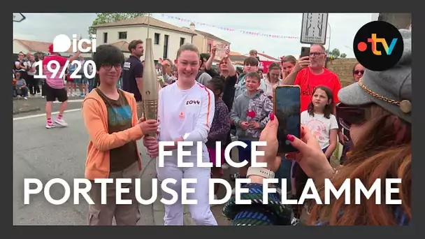 A Basse-Goulaine, la flamme olympique brille dans les yeux des petits et des plus grands