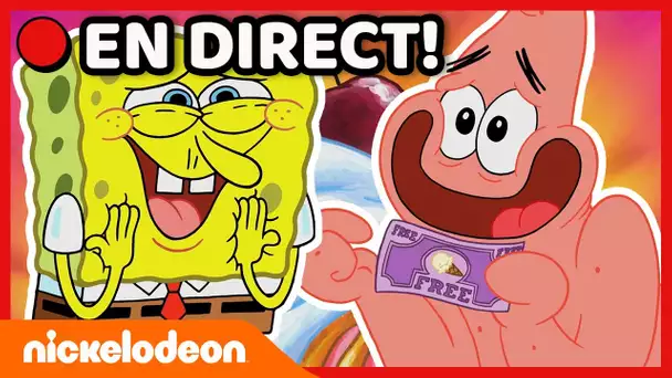🔴 EN DIRECT: Les moments les plus étranges de Bob l'éponge | Nickelodeon France