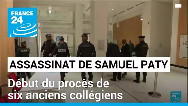 France : début du procès de six anciens collégiens accusés d'être liés au meurtre de Samuel Paty
