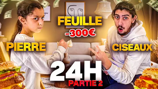 24H EN PIERRE-FEUILLE-CISEAUX CHALLENGE ! 😱🥶 (Partie 2)