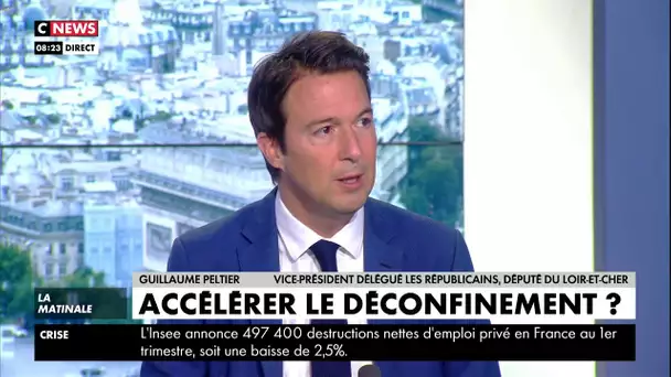 Guillaume Peltier : «Il est urgent de remettre la France au travail»