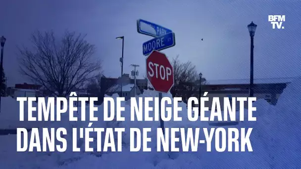 Tempête de neige géante dans l'État de New-York: deux mètres de neige en une nuit à Buffalo
