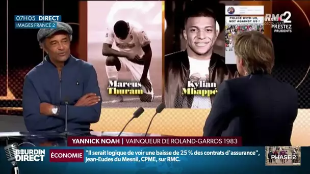 Violences policières: Yannick Noah affirme que seuls les sportifs métis sont montés au créneau