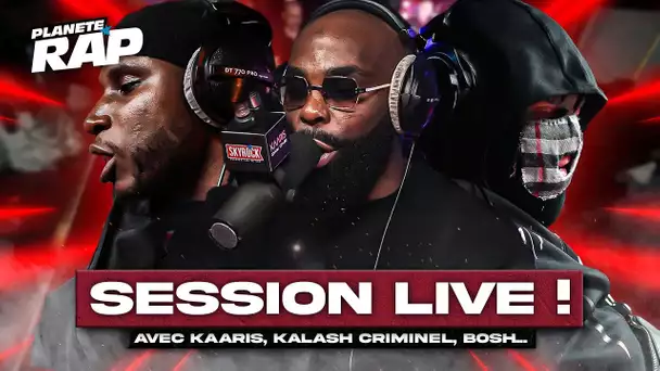 SESSION FREESTYLE avec Kaaris, Kalash Criminel, Bosh, Matra, B2M & SM ! #PlanèteRap