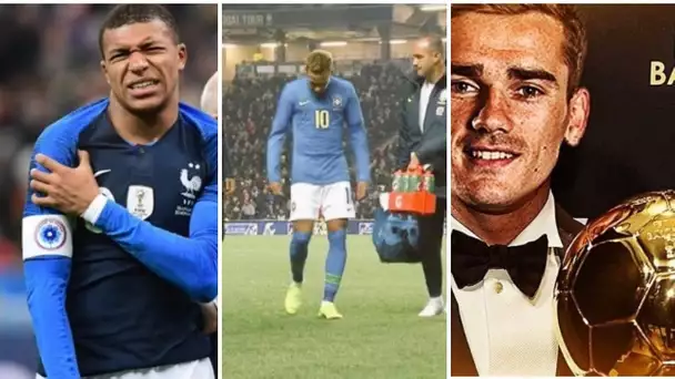 Mbappe et Neymar blessés !! France bat l'Uruguay sur un but giroud, griezmann ballon d or ??
