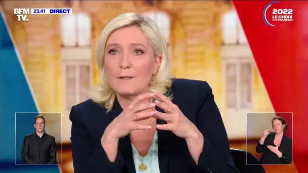 Marine Le Pen accuse Emmanuel Macron d'avoir "maltraité" les Français "avec des mots violents"