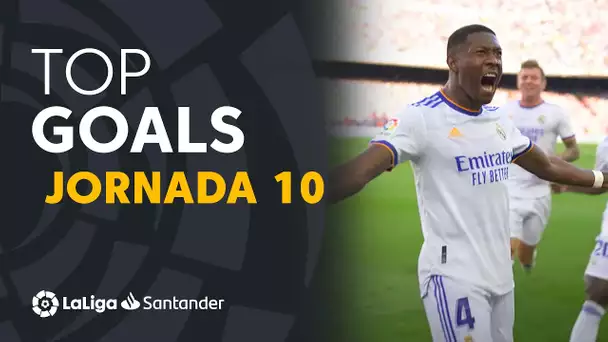Todos los goles de la jornada 10 de LaLiga Santander 2021/2022