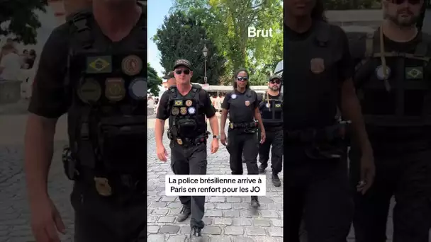 La police brésilienne à Paris en renfort pour les JO #paris2024