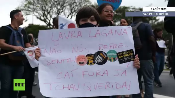 Brésil: des personnels universitaires et des étudiants manifestent pour des augmentations de salaire