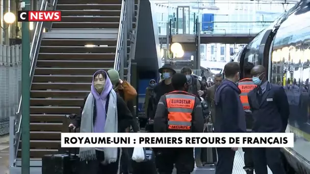 Royaume-Uni : premiers retours de Français