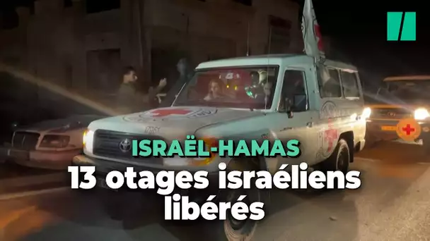 Les images des 13 otages israéliens libérés par le Hamas et arrivés en Israël
