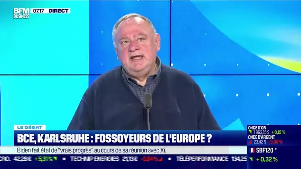 Nicolas Doze face à Jean-Marc Daniel : BCE et Karlsruhe, fossoyeurs de l’Europe ?