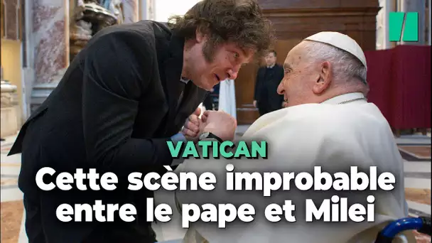 Javier Milei rencontre le pape François qu’il a longtemps détesté et ça donne un échange improbable
