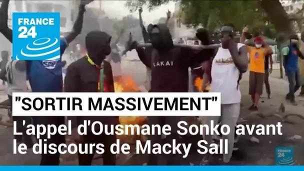 Ousmane Sonko appelle à "sortir massivement" : le discours du président sénégalais attendu ce lundi