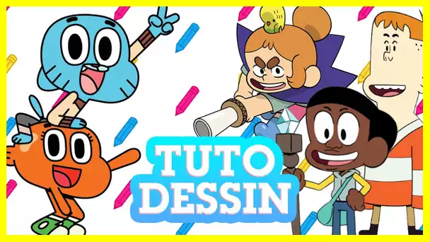 Tuto Dessin 🇫🇷 | Apprends à dessiner Gumball, Darwin, Craig, Kelsey et JP !