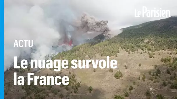Volcan aux Canaries: le nuage de gaz présente des risques « très modérés» en France, selon un
