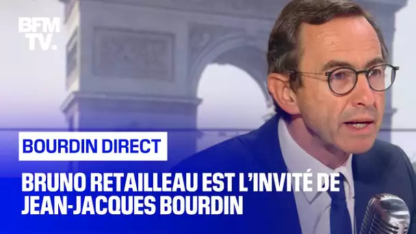 Bruno Retailleau face à Jean-Jacques Bourdin en direct