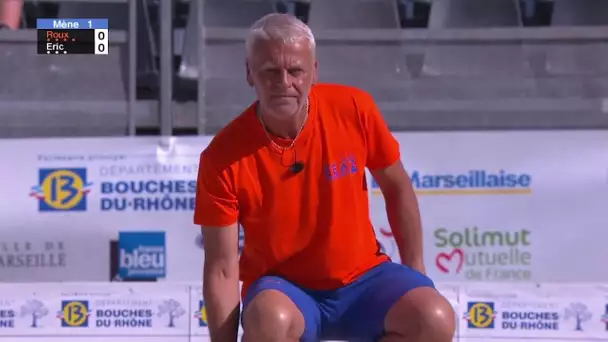 1er tour du mondial la Marseillaise à pétanque 2022 : Roux contre Eric, le résumé