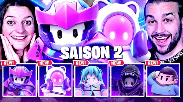 LA NOUVELLE SAISON 2 FALL GUYS EST ARRIVEE ! NOUVELLES MAPS ET NOUVEAUX SKINS !