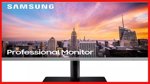 Samsung Business S24R650FDN SR650 Series 24 inch IPS 1080p 75Hz Computer Monitor for Business with