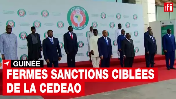 Guinée : fermes sanctions ciblées de la Cédéao • RFI