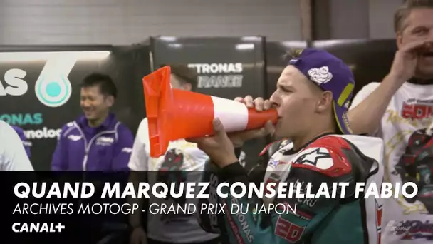 Quand Marc Marquez conseillait le rookie de l'année Fabio Quartararo - Grand Prix du Japon - MotoGP