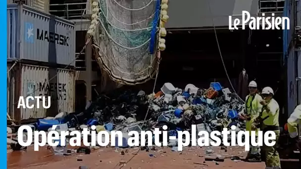 8000 kilos de déchets plastique ressortis de l’océan