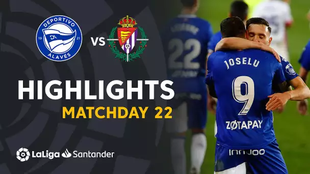 Highlights Deportivo Alavés vs Real Valladolid (1-0)