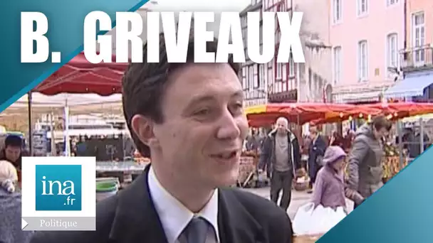 2008 : Benjamin Griveaux, candidat aux cantonales à Chalon-sur-Saône | Archive INA