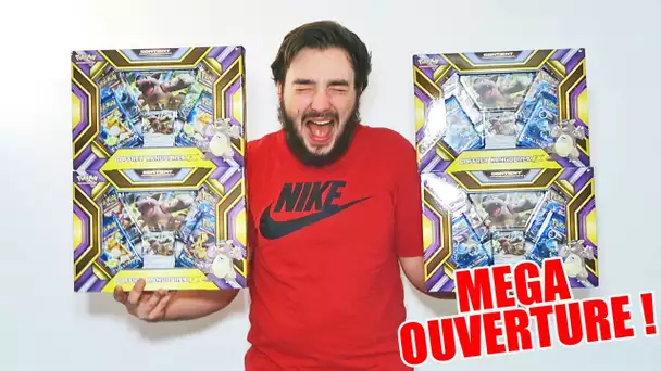 MEGA Ouverture de 4 Coffrets Pokémon ANTI DAVID LAFARGE POKEMON