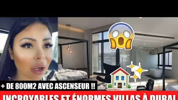 MAEVA VISITE D’INCROYABLES ET ÉNORMES VILLAS À DUBAÏ DE PLUS DE 800M2 AVEC ASCENSEUR😱🏡