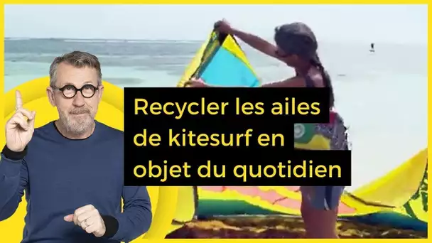 Recycler les ailes de kitesurf en objet du quotidien - C Jamy