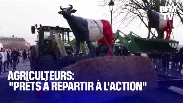 Agriculteurs: "Prêts à repartir à l'action"