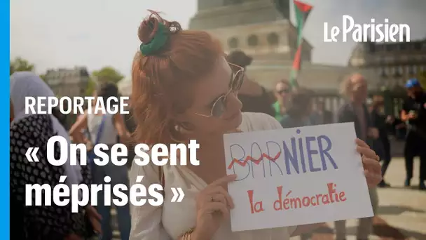 À Paris, des milliers de « gens d'en bas » dénoncent la « mascarade » Michel Barnier