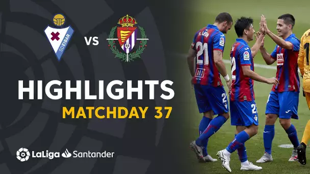 Highlights SD Eibar vs Real Valladolid (3-1)